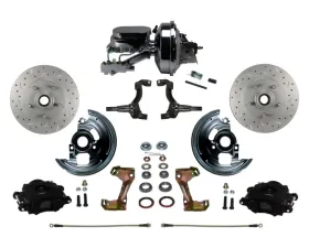 Leed Brakes Cast Iron Power Front Disc Brake Kit w/ 9
