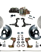Leed Brakes Cast Iron Power Front Disc Brake Kit w/ 8" Dual Booster Adjustable Proportioning Valve Pontiac Tempest 1964-1970                                     - BFC1002-M105X - Image 8