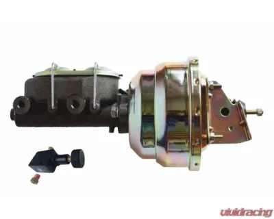 Leed Brakes Power Front Disc Brake Kit 2" Drop Spindle 8" Dual Booster Adjustable Proportioning Valve Pontiac Tempest 1964-1970 - BFC1003-M105X