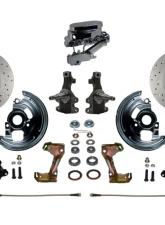 Leed Brakes Manual Front Disc Bracket Kit 2" Drop Spindle Chrome M/C Disc Disc Pontiac Tempest 1964-1970                                     - BFC1003-FA3X - Image 8