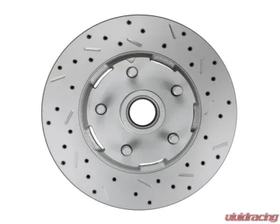 Leed Brakes Front Disc Brake Conversion Kit w/ Maxgrip XDS & Black Calipers Plymouth Fury III 1965-1972 - BFC2003-C05PX