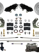 Leed Brakes Manual Front Kit w/ Drilled Rotors & Black Powder Coated Calipers Plymouth Fury III 1965-1972                                     - BFC2003-C05X - Image 7