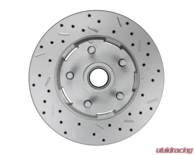 Leed Brakes Manual Front Kit w/ Drilled Rotors & Black Powder Coated Calipers Plymouth Fury III 1965-1972 - BFC2003-C05X