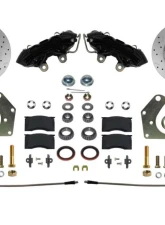 Leed Brakes Spindle Kit w/ Drilled Rotors & Black Powder Coated Calipers Chrysler Newport 1965-1972                                     - BFC2003SMX - Image 6