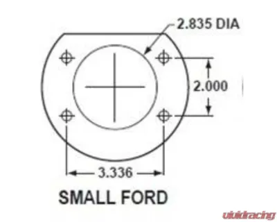 Leed Brakes 8" & 9" Small Bearing Rear Disc Brake Conversion Kit Ford Victoria 1957-1964 - BRC0001X