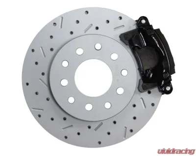 Leed Brakes Maxgrip XDS Black Powder Coated Calipers Rear Disc Brake Conversion Kit Chevrolet Nova 1962-1967 - BRC1001X