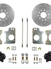Leed Brakes Maxgrip XDS Black Calipers Rear Disc Brake Conversion Kit Pontiac Firebird 1982-1992                                     - BRC1009X - Image 5