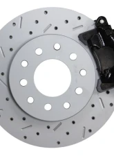 Leed Brakes Maxgrip XDS Black Calipers Rear Disc Brake Conversion Kit Pontiac Firebird 1982-1992                                     - BRC1009X - Image 2