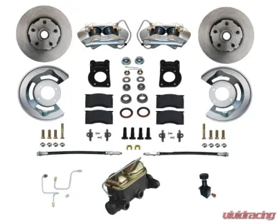 Leed Brakes 4 Piston Manual Front Disc Brake Conversion Ford Mustang 1964-1966 - FC0001-405