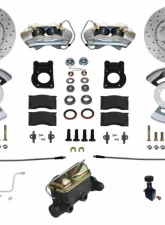 Leed Brakes Manual Front Disc Brake Conversion w/ 4 Piston Caliper Maxgrip XDS Rotors Ford Mustang 1964-1966                                     - FC0001-405X - Image 10