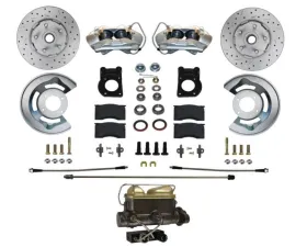 Leed Brakes Manual Cross Drilled & Slotted Rotors Front Disc Brake Conversion Ford | Mercury 1962-1969
