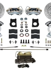 Leed Brakes Manual Cross Drilled & Slotted Rotors Front Disc Brake Conversion Ford | Mercury 1962-1969                                     - FC0001-4C7X - Image 9