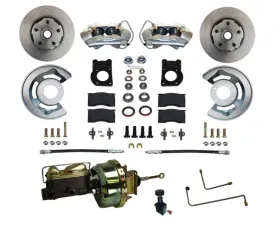 Leed Brakes 4 Piston Automatic Trans Power Disc Brake Conversion Ford Mustang 1964-1966