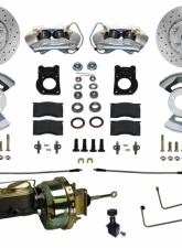 Leed Brakes Power Disc Brake Conversion w/ 4 Piston Calipers Maxgrip XDS Rotors Ford Mustang Automatic Trans 1964-1966                                     - FC0001-H405AX - Image 10