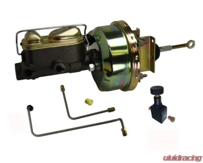 Leed Brakes Power Disc Brake Conversion w/ 4 Piston Calipers Maxgrip XDS Rotors Ford Mustang Automatic Trans 1964-1966 - FC0001-H405AX