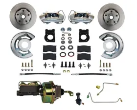 Leed Brakes 4 Piston Power Disc Brake Conversion Ford Mustang Manual Trans 1964-1966