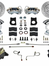 Leed Brakes Manual Disc Brake Conversion w/ 4 Piston Caliper Maxgrip XDS Rotors Mercury | Ford 1967-1969                                     - FC0002-405X - Image 12