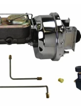 Leed Brakes Chrome Power Brakes Hydraulic Kit Ford Mustang Auto Transmission 1964-1966                                     - FC0002HKC - Image 8