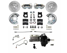 Leed Brakes Power Disc Brake Conversion w/ 4 Piston Maxgrip XDS Rotors  Ford | Mercury 1971-1973
