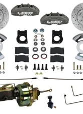 Leed Brakes 4 Piston Maxgrip Lite Power Disc Brake Conversion Ford Mustang Automatic Transmission 1964-1966                                     - FC0005-H405AX - Image 9