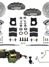 Leed Brakes 4 Piston Maxgrip Lite Power Disc Brake Conversion Ford Mustang Manual Transmission 1964-1966                                     - FC0005-H405MX - Image 9