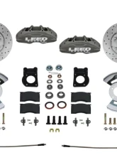 Leed Brakes 4 Piston Maxgrip Lite Spindle Mount Front Disc Brake Conversion Kit Mercury | Ford 1963-1969                                     - FC0005SMX - Image 8
