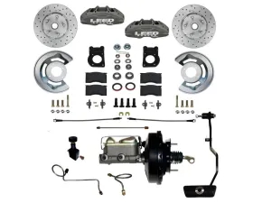 Leed Brakes 4 Piston Maxgrip Lite Power Disc Brake Conversion Ford | Mercury Automatic Transmission 1967-1969