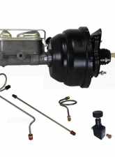 Leed Brakes 8" Dual Diaphragm Power Brake Booster & 1" Black Bore Master Cylinder Mercury | Ford 1967-1970                                     - FC0022HK - Image 8