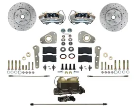 Leed Brakes Full Size Front Disc Brake Conversion w/ Maxgrip XDS Rotors Ford Ranch Wagon 1960-1968