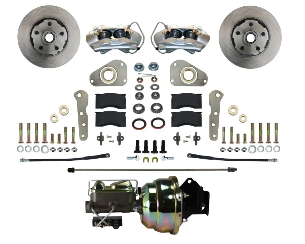 Leed Brakes 4 Piston Full Size Power Front Disc Brake Conversion Ford Victoria 1957-1960 - FC0025-8307