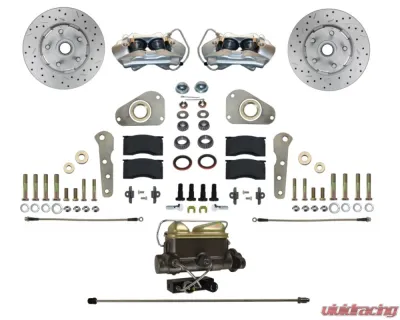 Leed Brakes 4 Piston Full Size Power Front Disc Brake Conversion Ford Victoria 1957-1960 - FC0025-8307X