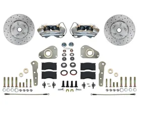 Leed Brakes Front Disc Brake Conversion Kit Spindle Mount w/ Maxgrip XDS Rotors Ford Ranchero 1957-1959