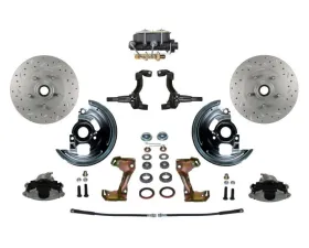 Leed Brakes Cast Iron M/C Disc Drum Bottom Mount Manual Front Disc Brake Conversion KiT Pontiac Tempest 1964-1970