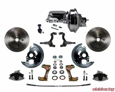 Leed Brakes Cast Iron Power Front Disc Brake Conversion Kit Pontiac Tempest 1964-1970 - FC1002-F605