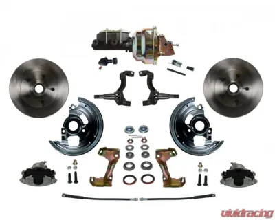 Leed Brakes Cast Iron Natural Power Front Disc Brake Conversion Kit Pontiac Tempest 1964-1970 - FC1002-M105