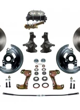 Leed Brakes 2" Drop Spindle  M/C Disc Drum Side Mount Manual Front Disc Brake Conversion Pontiac Tempest 1964-1970                                     - FC1003-3A1 - Image 9