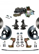 Leed Brakes 2" Drop Cast Iron Spindle Power Front Disc Brake Conversion Kit Pontiac Tempest 1964-1970                                     - FC1003-E1A1 - Image 11