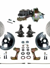 Leed Brakes 2" Drop Spindle Disc Drum Power Front Disc Brake Conversion Kit Pontiac Tempest 1964-1970                                     - FC1003-E1A1X - Image 3