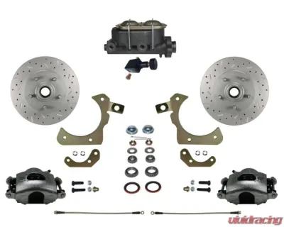 Leed Brakes Manual Front Disc Brake Conversion Kit w/ Adjustable Proportioning Valve Chevrolet Nomad 1955-1958 - FC1010-305X