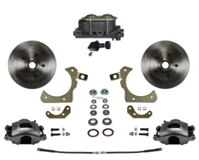 Leed Brakes Manual Front Disc Brake Conversion Kit w/ Adjustable Proportioning Valve Chevrolet Parkwood 1959-1961