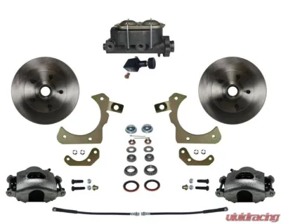 Leed Brakes Manual Front Disc Brake Conversion Kit w/ Adjustable Proportioning Valve Chevrolet Parkwood 1959-1961 - FC1011-305