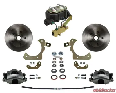Leed Brakes Manual Front Disc Brake Conversion Kit w/ Disc Disc Valve Chevrolet Parkwood 1959-1961 - FC1011-3A3