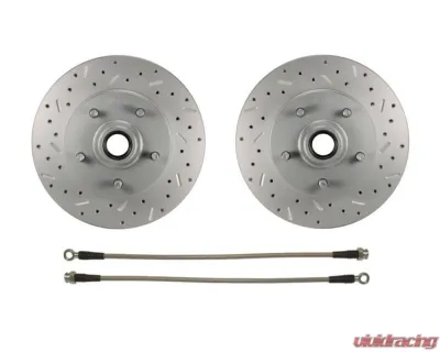 Leed Brakes Maxgrip XDS Power Front Disc Brake Conversion Kit w/ Adjustable Proportioning Valve Chevrolet Parkwood 1959-1961 - FC1011-K105X