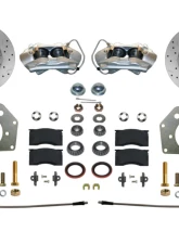 Leed Brakes Spindle Mount Mopar B & E Body Maxgrip XDS Rotors Front Disc Brake Conversion Kit Plymouth Savoy 1962-1964                                     - FC2002SMX - Image 6