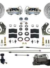 Leed Brakes Max Grip XDS Rotors Manual Front Disc Brake Conversion Kit Plymouth Fury III 1965-1972                                     - FC2003-C05X - Image 6