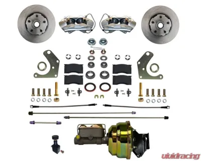 Leed Brakes Front Disc Brake Conversion Kit Mopar C Body Factory Power Brakes Plymouth Fury III 1965-1972 - FC2003-P405