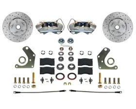 Leed Brakes Spindle Mount Mopar C Body Maxgrip XDS Front Disc Brake Conversion Kit Plymouth Fury III 1965-1972