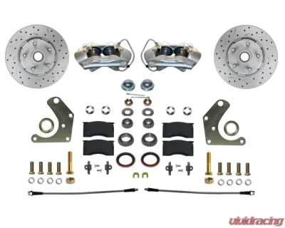 Leed Brakes Spindle Mount Mopar C Body Maxgrip XDS Front Disc Brake Conversion Kit Plymouth Fury III 1965-1972 - FC2003SMX