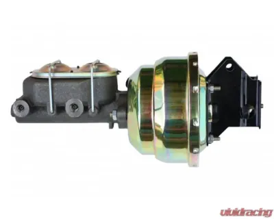 Leed Brakes 8" Zinc Dual Power Booster & 1" Bore Master w/ 4 Wheel Disc Valve Ford Galaxie 1961-1968 - G83A3