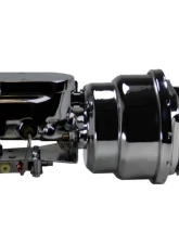 Leed Brakes 7" Chrome Dual Power Booster & 1-1/8" Bore Flat Top Master Pontiac | Chevrolet 1970-1981                                     - PBKT1013 - Image 3